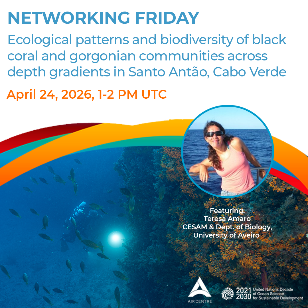 Networking Friday: Ecological patterns and biodiversity of black coral and gorgonian communities across depth gradients in Santo Antão, Cabo Verde