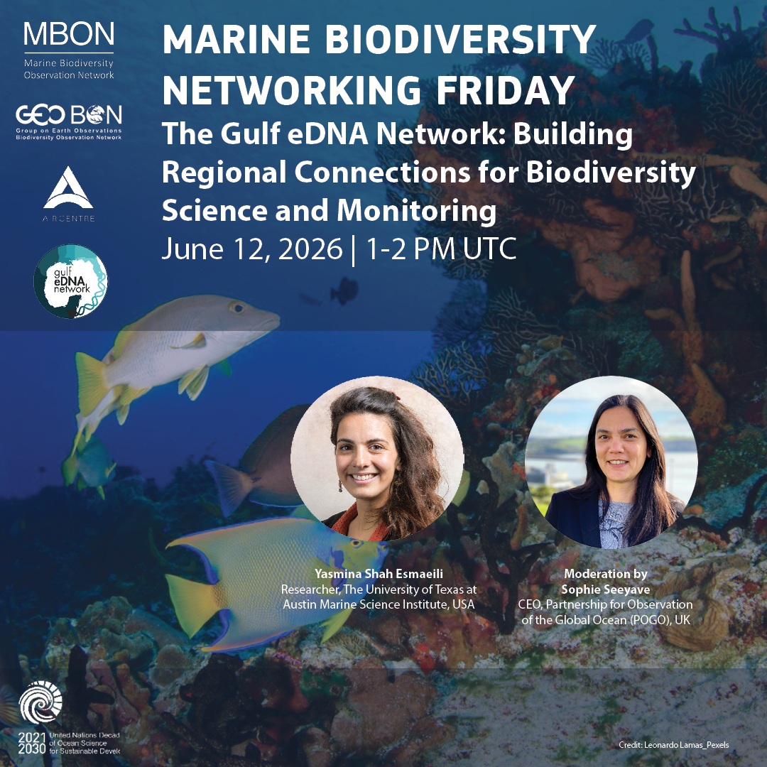 Marine Biodiversity Networking Friday: The Gulf eDNA Network: Building Regional Connections for Biodiversity Science and Monitoring