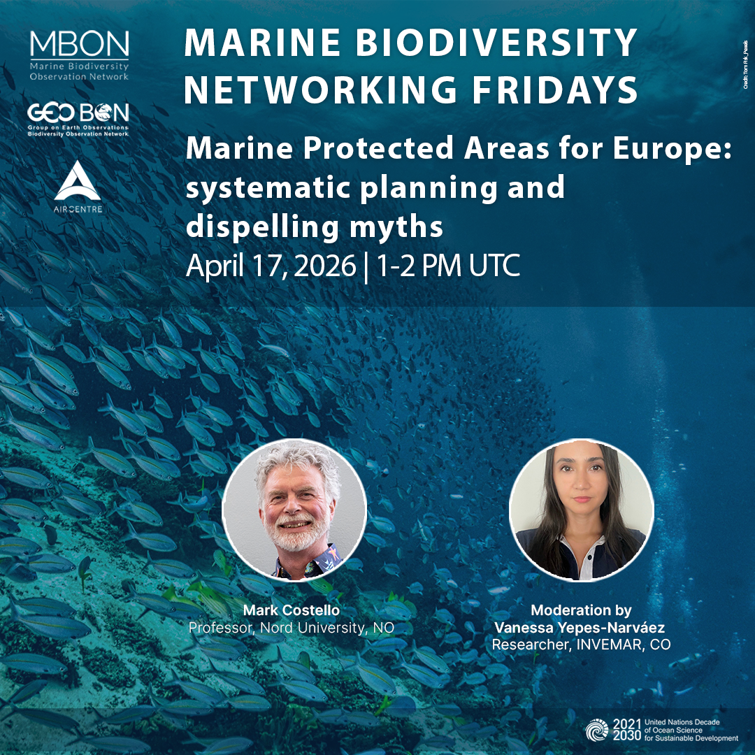 Marine Biodiversity Networking Friday on Marine Protected Areas for Europe: systematic planning and dispelling myths