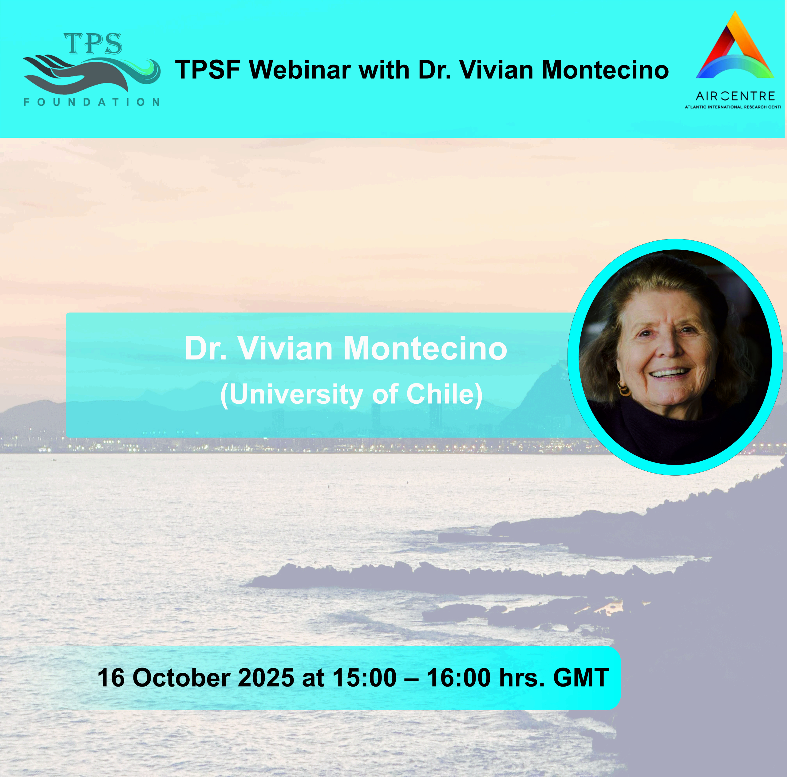 Trevor Platt Science Foundation with Dr. Vivian Montecino - An ocean of stories by women in science