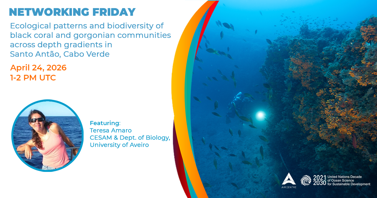 Networking Friday: Ecological patterns and biodiversity of black coral and gorgonian communities across depth gradients in Santo Antão, Cabo Verde