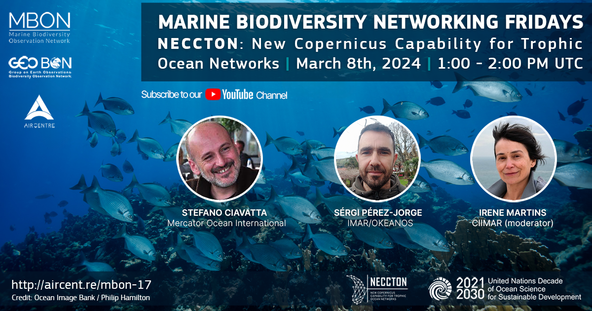Marine Biodiversity Networking Friday with NECCTON