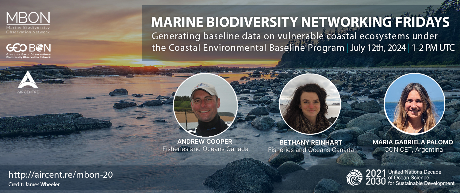 Marine Biodiversity Networking Friday with the  Coastal Environmental Baseline Program