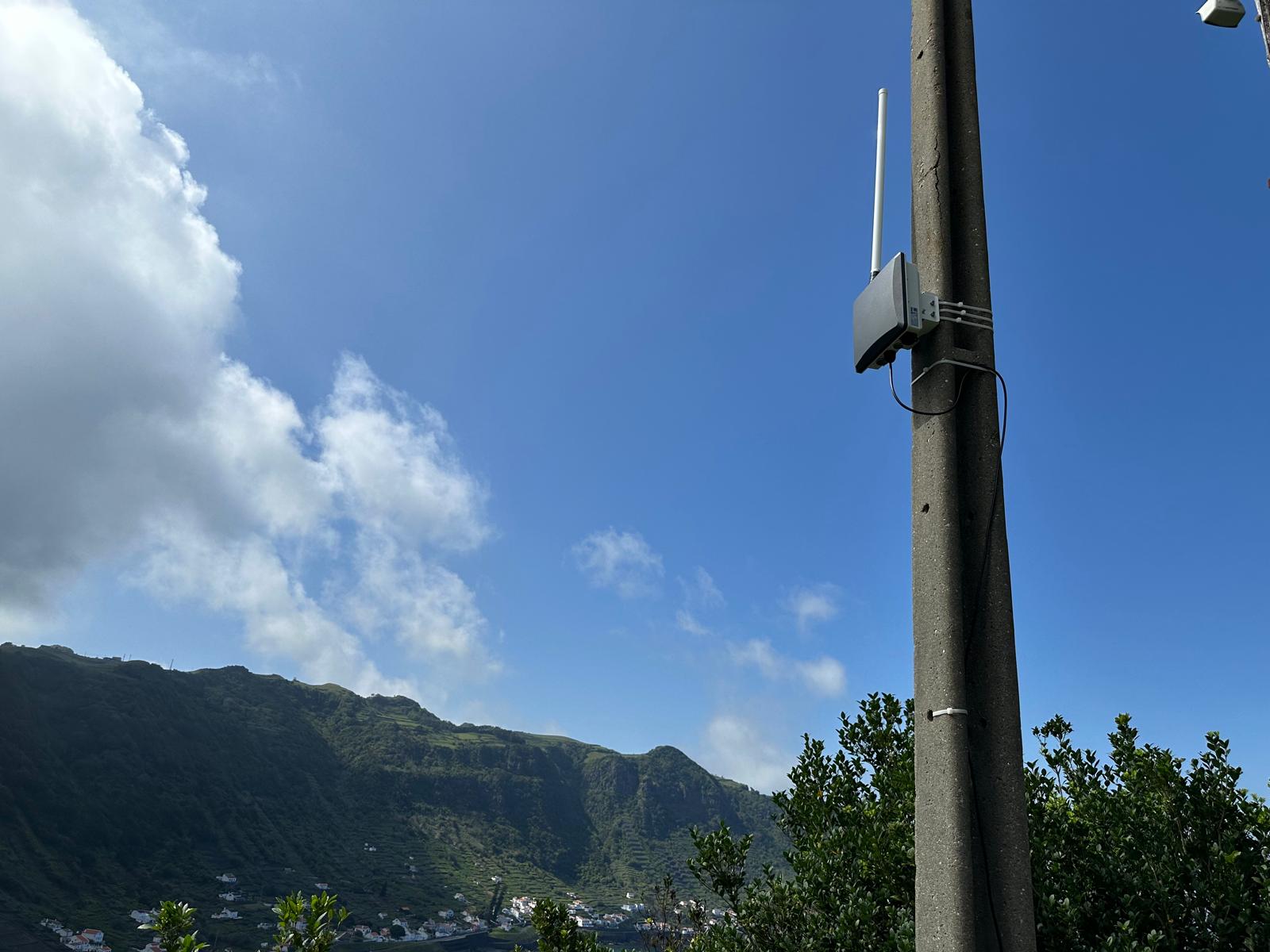 Gateway installation in Santa Maria Island